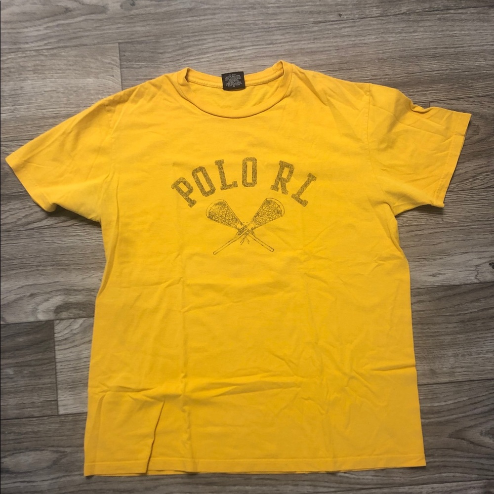 Ralph Lauren Polo lacrosse Graphic tee shirt Sz L